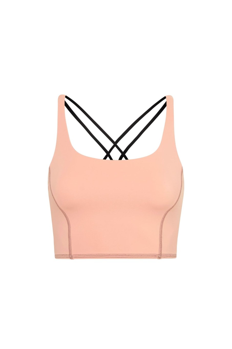 Tops Aje ATHLETICA | Cross Back Crop Top 301 Sunset Pink