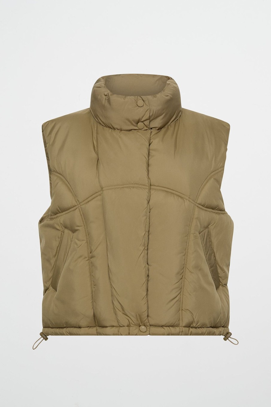 Outerwear Aje ATHLETICA | Puffer Vest 747 Soft Khaki