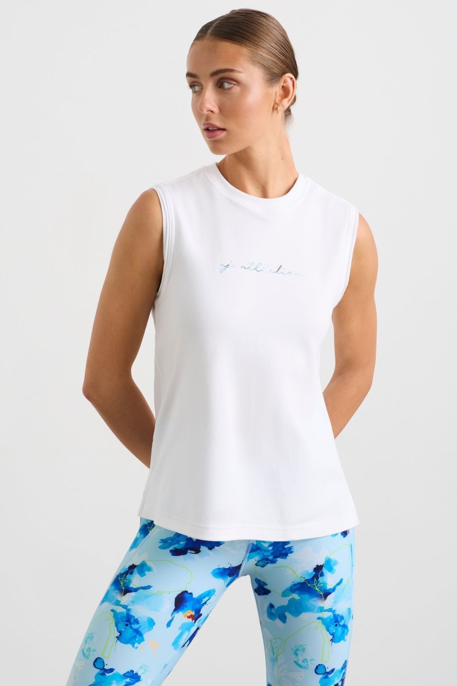 Tops Aje ATHLETICA | Cursive Logo Tank 101 White/Multi