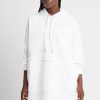 Outerwear Aje ATHLETICA | Long Sleeve Hoodie Dress 804 White/Gold