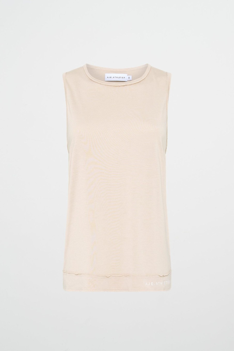 Tops Aje ATHLETICA | Twist Back Tank 137 Latte Beige