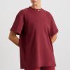 Tops Aje ATHLETICA | Boyfriend T-Shirt 120 Plum Red