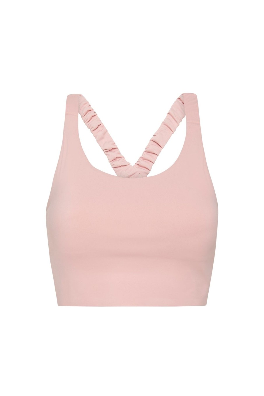 Tops Aje ATHLETICA | Cut Out Cross Back Sports Bra 314 Rose Quartz