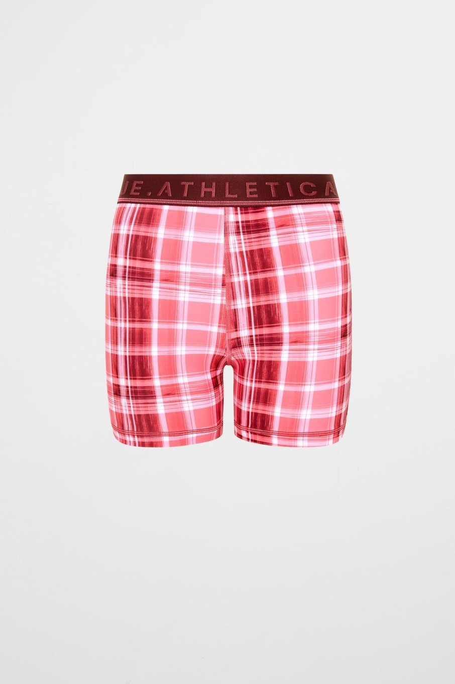 Bottoms Aje ATHLETICA | Bike Short 017 Blurred Pink Check