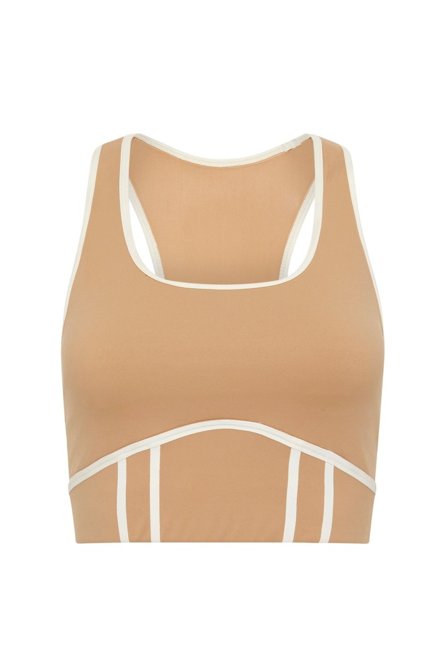 Tops Aje ATHLETICA | Bonded Seam Training Sports Bra 310 Beige/Light Ivory