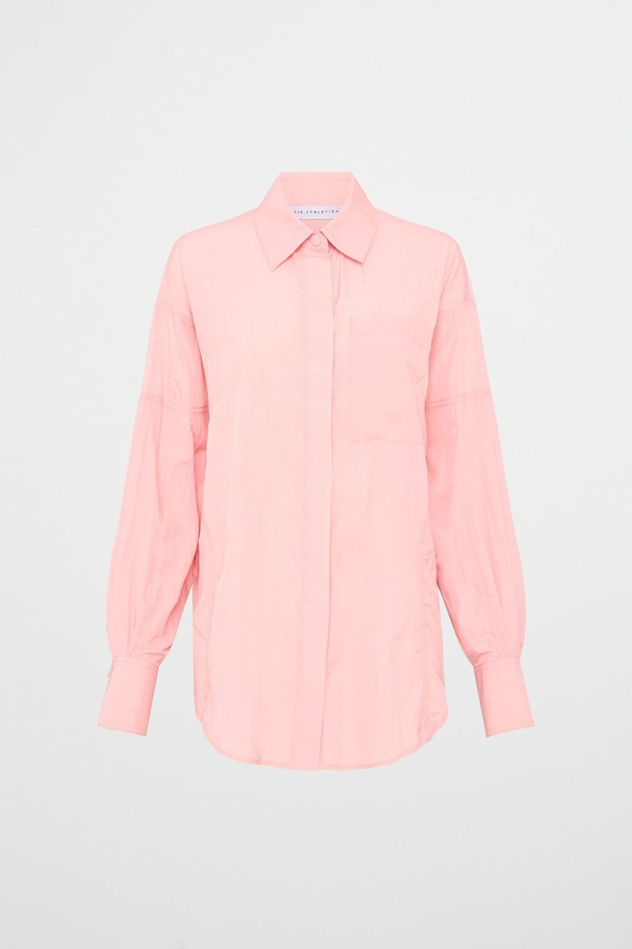 Tops Aje ATHLETICA | Panelled Batwing Shirt 406 Millennial Pink