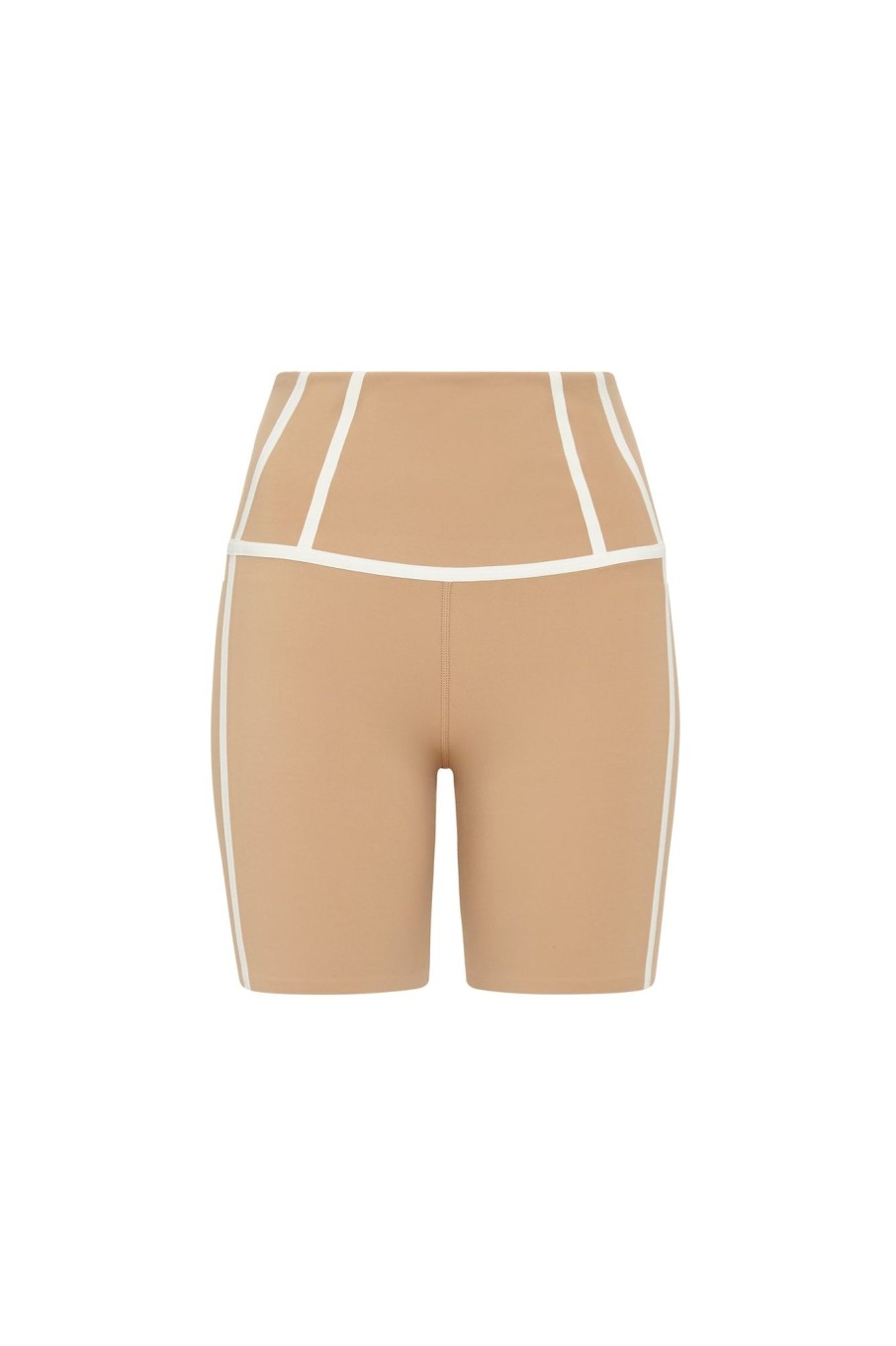 Bottoms Aje ATHLETICA | Bonded Seam Short Bike Shorts 605 Beige/Light Ivory