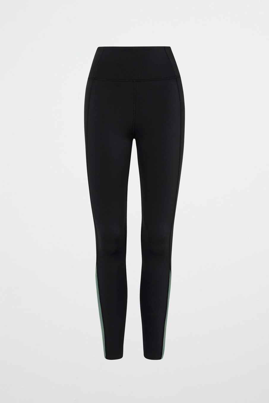 Bottoms Aje ATHLETICA | Contrast Leggings 203 Black Moss Green